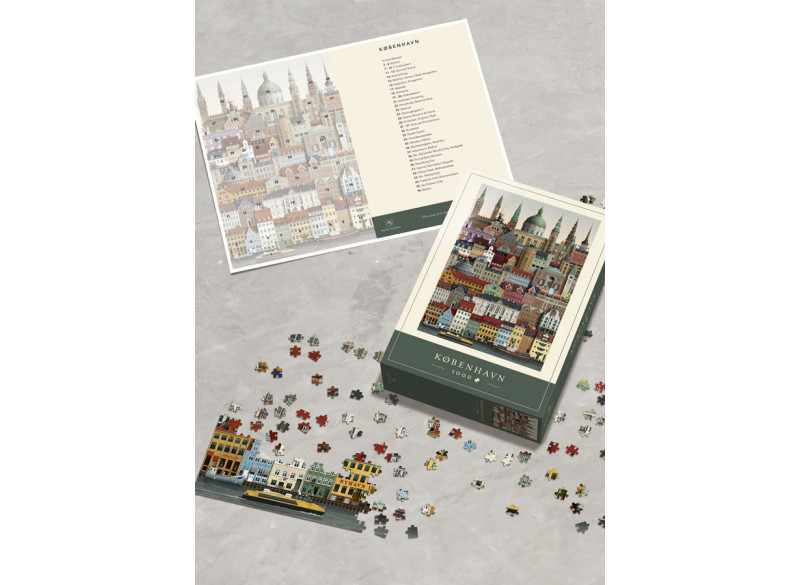 Puslespil København 1000 brikker