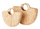 Water hyacinth bags - set of 2