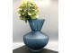 Vase Anton Glas Blå H24cm