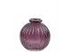 Vase Mini Rund Mørk Lilla 