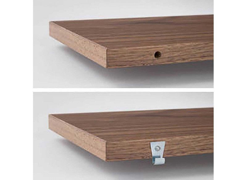 Pythagoras hylde L - walnut