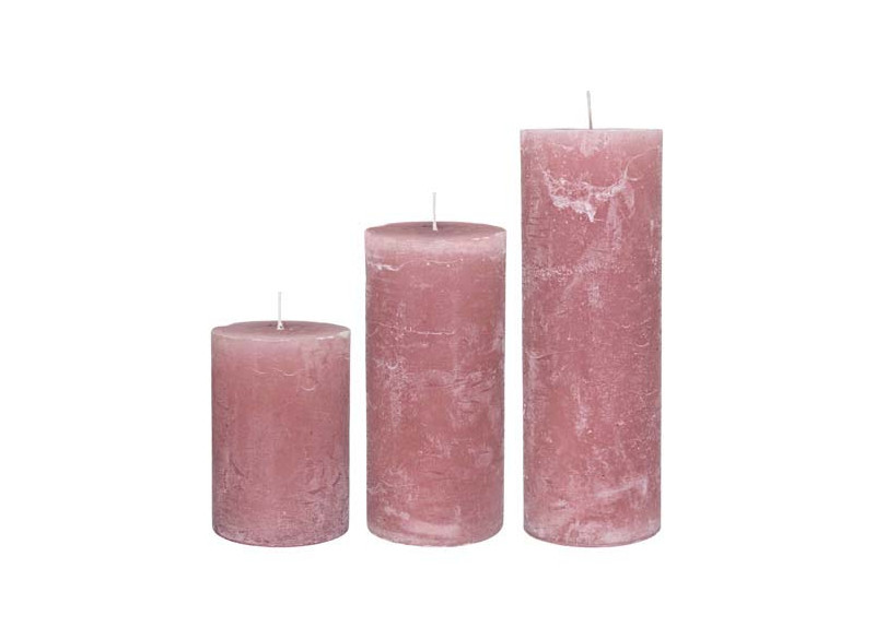 Bloklys Rustic Dusty Rose