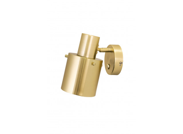 Væglampe Clark messing