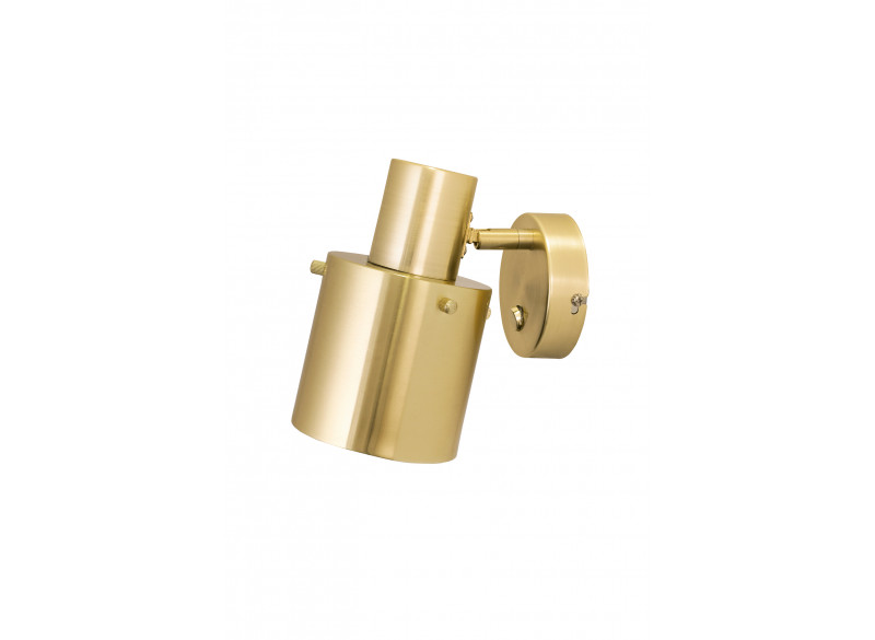 Væglampe Clark messing