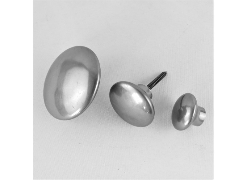 Knop Rund Fortinnet Ø3,2 cm