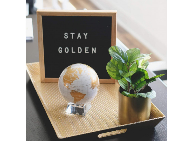 Moving Globe Guld Ø11,43cm