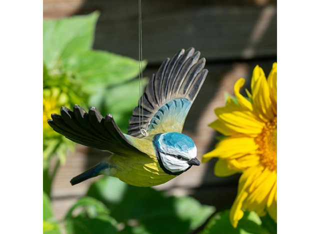 Dekofugl Flyvende Blåmejse