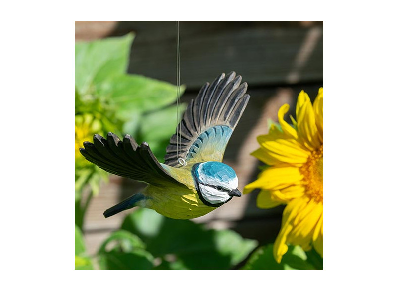Dekofugl Flyvende Blåmejse