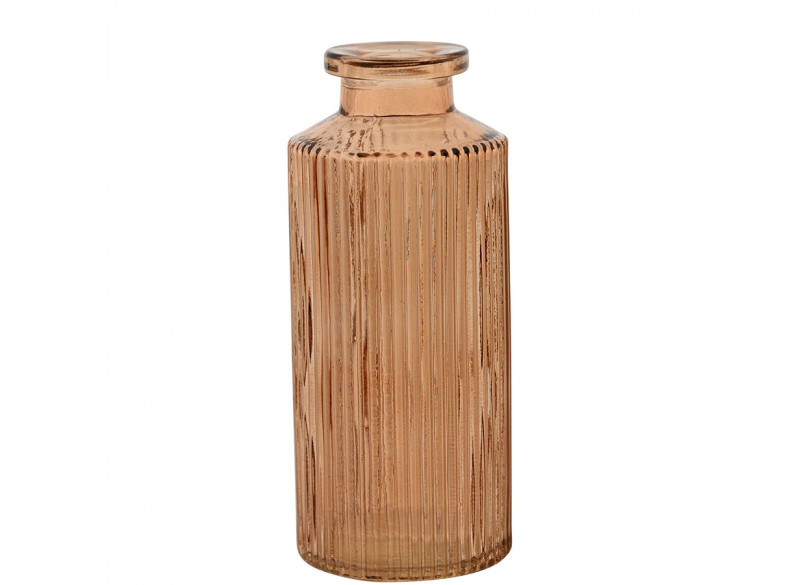 Vase Emmet amber H14 cm