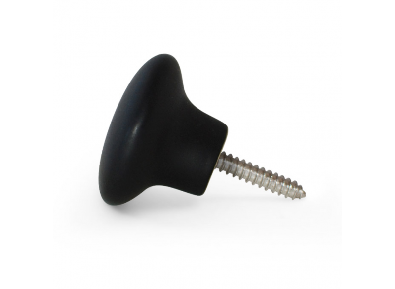 Knop Mat Black