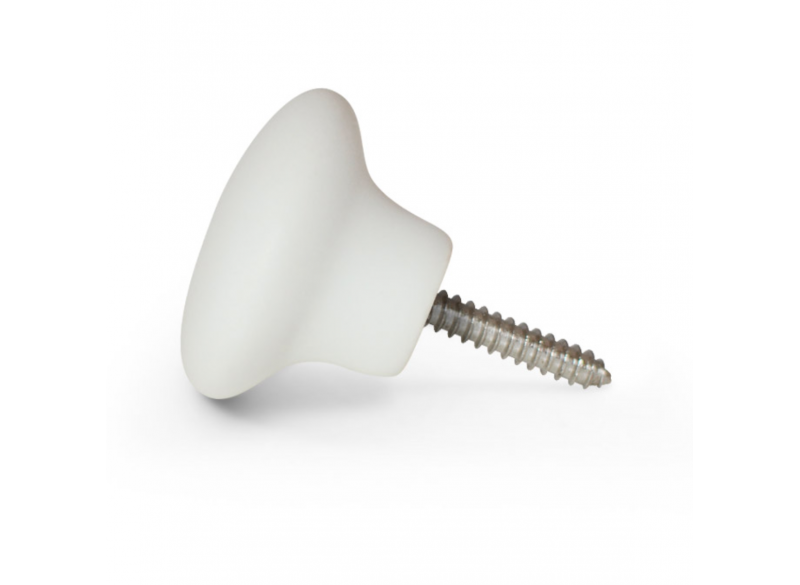 Knob Mat White