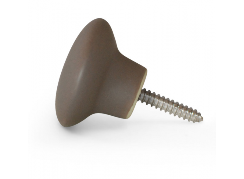 Knop Mat Brown