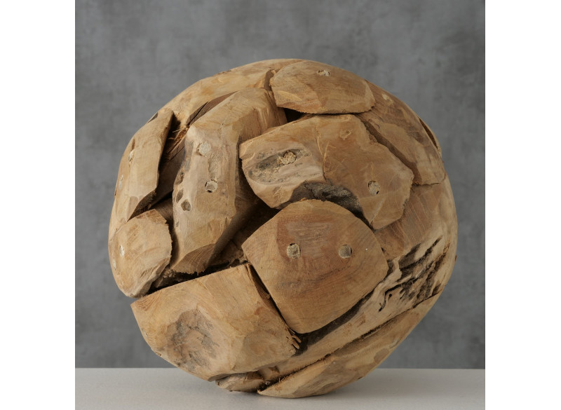 Deko bold i Teak træ Ø20cm