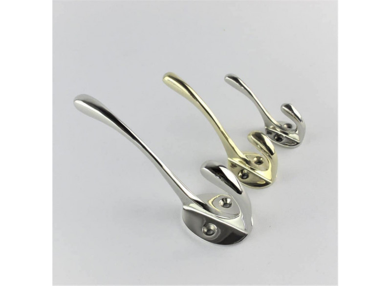 Knage messing dobbel 10 cm