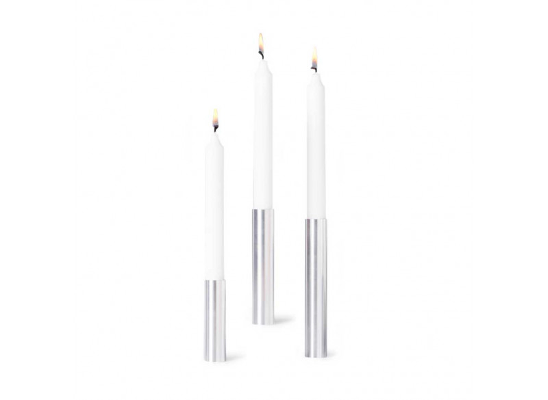 Candlestick Slim Lights Brushed steel- 55° North