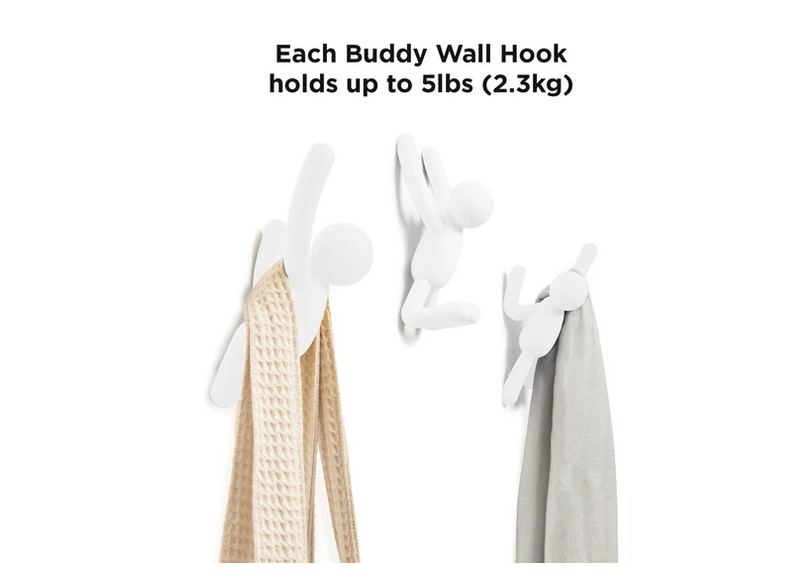 Hook Buddy set of 3 Hvid