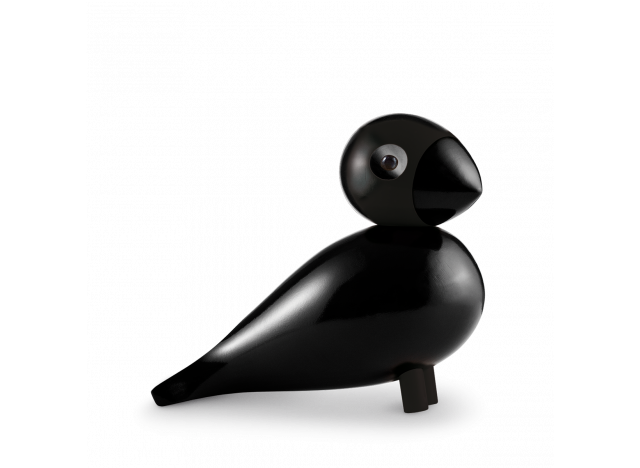 Sangfugl Ravn Stor Sort