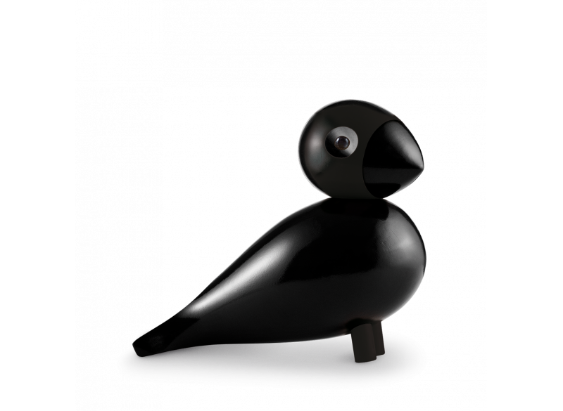 Sangfugl Ravn Stor Sort