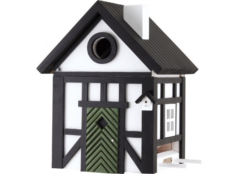 Fuglehus Bindingsværk Sort